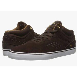 NEW Emerica Westgate Mid Vulc Skateboarding Shoe Brown Suede Size US 11 $90 [jb]